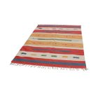 Indiai Kilim szőnyeg 140x200 modern kelim szőnyeg pamutból