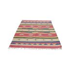 Indiai Kilim szőnyeg 140x200 modern kelim szőnyeg pamutból