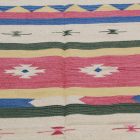 Indiai Kilim szőnyeg 140x200 modern kelim szőnyeg pamutból