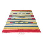 Indiai Kilim szőnyeg 120x180 modern kelim szőnyeg pamutból