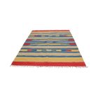 Indiai Kilim szőnyeg 170x240 modern kelim szőnyeg pamutból