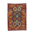 Kilim szőnyeg Chobi 147x108 kézi szövésű afgán gyapjú kilim