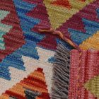 Kilim szőnyeg Chobi 147x108 kézi szövésű afgán gyapjú kilim