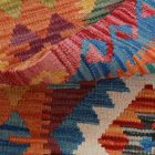 Kilim szőnyeg Chobi 147x108 kézi szövésű afgán gyapjú kilim