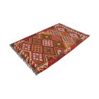 Kilim szőnyeg Chobi 159x106 kézi szövésű afgán gyapjú kilim