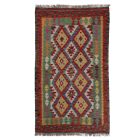 Chobi Kilim szőnyeg 170x102 kézi szövésű afgán gyapjú kilim