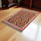 Kézi szövésű Kilim szőnyeg Chobi 141x100 afgán gyapjú kilim