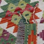 Chobi Kilim szőnyeg 144x110 kézi szövésű afgán gyapjú kilim