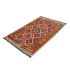 Chobi Kilim szőnyeg 157x102 kézi szövésű afgán gyapjú kilim
