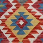 Chobi Kilim szőnyeg 157x102 kézi szövésű afgán gyapjú kilim