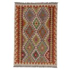 Kilim szőnyeg Chobi 145x103 kézi szövésű afgán gyapjú kilim