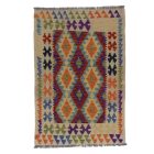 Chobi Kilim szőnyeg 147x101 kézi szövésű afgán gyapjú kilim