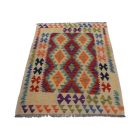 Chobi Kilim szőnyeg 147x101 kézi szövésű afgán gyapjú kilim