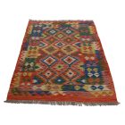 Kilim szőnyeg Chobi 148x101 kézi szövésű afgán gyapjú kilim