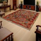 Chobi Kilim szőnyeg 238x299 kézi szövésű afgán gyapjú kilim
