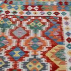 Chobi Kilim szőnyeg 301x484 kézi szövésű afgán gyapjú kilim