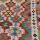 Chobi Kilim szőnyeg 301x484 kézi szövésű afgán gyapjú kilim