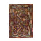 Chobi Kilim szőnyeg 246x350 kézi szövésű afgán gyapjú kilim