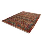 Chobi Kilim szőnyeg 245x340 kézi szövésű afgán gyapjú kilim