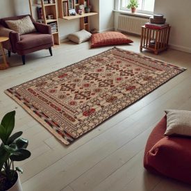   Nomád Kilim szőnyeg Adarskan 124x206 Kelim falvédő szőnyeg