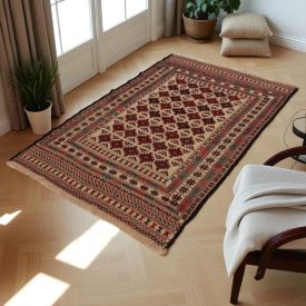   Nomád Kilim szőnyeg Adarskan 126x200 Kelim falvédő szőnyeg