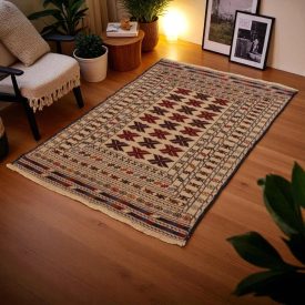   Nomád Kilim szőnyeg Adarskan 135x184 Kelim falvédő szőnyeg