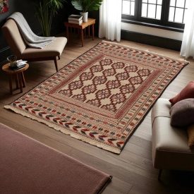   Nomád Kilim szőnyeg Adarskan 132x187 Kelim falvédő szőnyeg