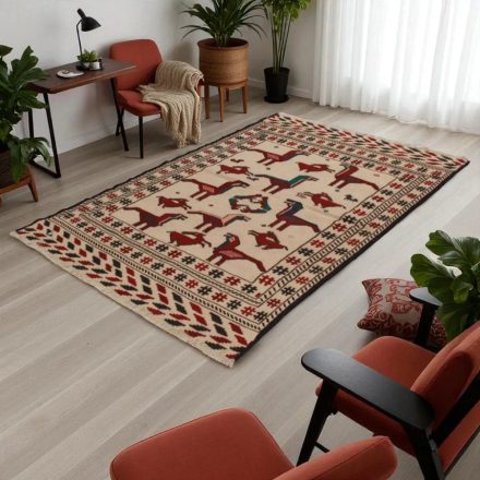 Nomád Kilim szőnyeg Adarskan 133x199 Kelim falvédő szőnyeg