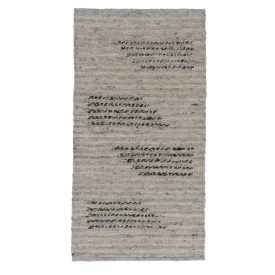 Vastag gyapjú szőnyeg 70x134 szövött modern szőnyeg