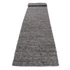 Szürke gyapjú futószőnyeg Rustic 90x438 gyapjú szőnyeg a folyósora