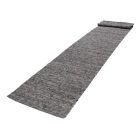 Szürke gyapjú futószőnyeg Rustic 90x438 gyapjú szőnyeg a folyósora