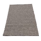 Szürke gyapjú szőnyeg Rustic 72x143 vastag szőnyeg