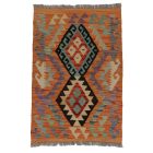 Etnikai Kilim szőnyeg Chobi 95x65 kézi szövésű afgán gyapjú kilim