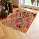 Etnikai Kilim szőnyeg Chobi 95x67 kézi szövésű afgán gyapjú kilim