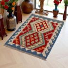 Kilim szőnyeg Chobi 64x90 kézi szövésű afgán gyapjú kilim