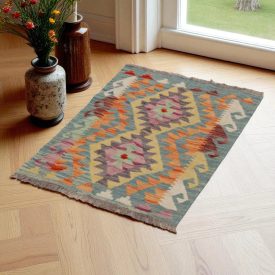   Kilim szőnyeg Chobi 60x83 kézi szövésű afgán gyapjú kilim