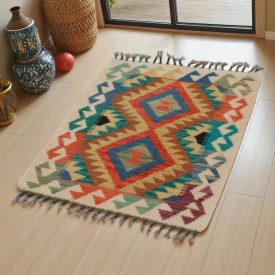   Kilim szőnyeg Chobi 85x64 kézi szövésű afgán gyapjú kilim