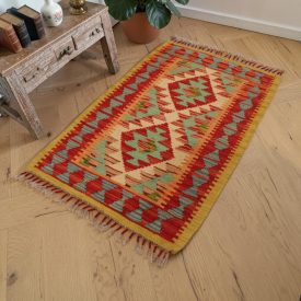  Kilim szőnyeg Chobi 68x103 kézi szövésű afgán gyapjú kilim