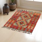 Kilim szőnyeg Chobi 81x59 kézi szövésű afgán gyapjú kilim