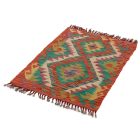 Kilim szőnyeg Chobi 92x63 kézi szövésű afgán gyapjú kilim