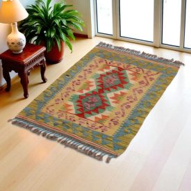   Kilim szőnyeg Chobi 63x93 kézi szövésű afgán gyapjú kilim