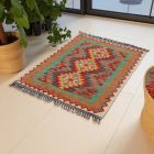 Kilim szőnyeg Chobi 85x119 kézi szövésű afgán gyapjú kilim