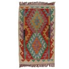 Etnikai Kilim szőnyeg Chobi 96x61 kézi szövésű afgán gyapjú kilim