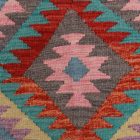 Kilim szőnyeg Chobi 91x62 kézi szövésű afgán gyapjú kilim