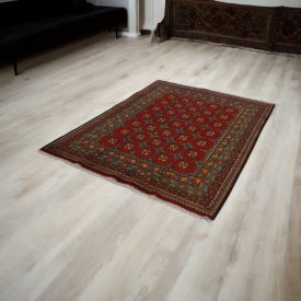   Keleti szőnyeg Aqcha Bukhara 150x196 kézi csomózású afgán szőnyeg