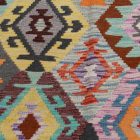 Afgán Kilim szőnyeg Chobi 110x146 etnikai kézi szövésű Kilim