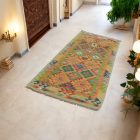 Etnikai Kilim futószőnyeg Chobi 87x240 kézi szövésű afgán Kilim