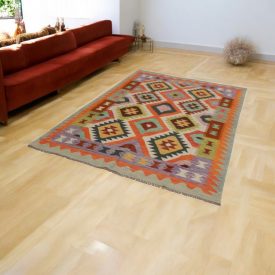   Afgán Kilim szőnyeg Chobi 170x250 etnikai kézi szövésű Kilim