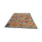 Gyapjú Kilim szőnyeg Chobi 182x250 kézi szövésű afgán Kilim