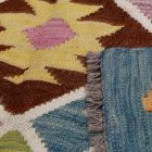 Gyapjú Kilim szőnyeg Chobi 182x250 kézi szövésű afgán Kilim